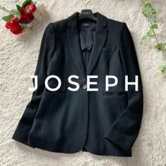 24AW！ 極美品✨ ジョセフ リバーコート カシミヤ混 女優襟 グリーン系