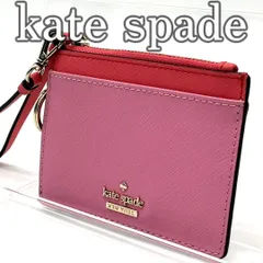 【美品】kate spade ケイトスペード パスケース コインケース カードケース 定期入れ ピンク PVC Card Case Coin Purse Pass Holder Pink PVC