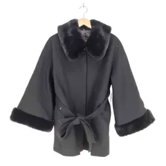 グレイル GRL リボンベルトファーティペット付フレアコート レディース FREE 