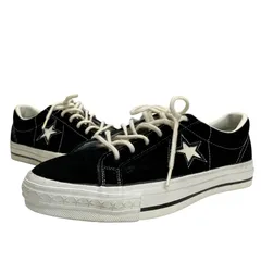 コンバース CONVERSE 90's ONE STAR SUEDE デッドストック USA製 7 1/2 メンズ靴 スニーカー ブラック 25.5cmサイズ 201-shoes1512 VB