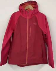 THE NORTH FACE ザノースフェイス レディースL マウンテンパーカー 赤ピンク フルジップジャケット