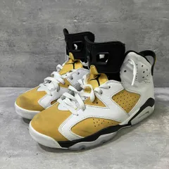 NIKE AIR JORDAN 6 RETRO WHITE／YELLOW size27 スニーカー ナイキ エアジョーダン6 レトロ