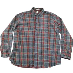 (K1122007)　インポート古着　L.L.Bean　エルエルビーン　チェック柄ネルシャツ　ボタンダウン　コットン100％　XL-TALL