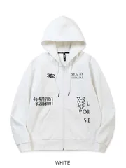 未使用　スパイラルニット ジップフーディー◆SPIRAL KNIT ZIP HOODIE◆SY32 by SWEET YEARS エスワイサーティトゥバイスウィートイヤーズ [15060]　XXL　XL　ホワイト　定価22000円のサムネイル