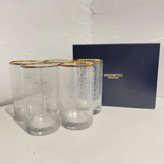 MIKIMOTO International ミキモト インターナショナル グラス 5客セット エレガントガラスコップ 保存箱あり 11 Y