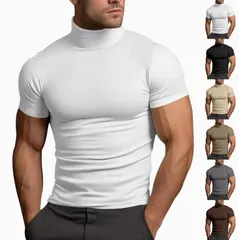 高衿 Tシャツ 半袖 メンズ インナー スウェット タイトトップス トレーニング ジム スポーツ 春 夏 快適 吸汗 カジュアル おしゃれ 男性用