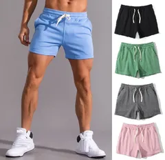 メンズファッション 全10色 メンズ ウエストゴム ショートパンツ ハーフパンツ スポーツウェア ルームウェア トレーニングウェア ジムウェ