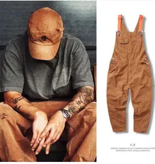 大きいサイズ デニム オーバーオール メンズ 作業服 農作業 釣り 車 作業着 普段着 オールシーズン サロペット ワークパンツ オールインワ