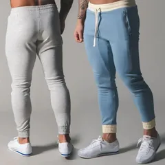 2color ジャージ ジョガーパンツ ロングパンツ メンズ スウェットパンツ スポーツウェア フィットネス ランニングパンツ トレーニングパン