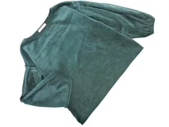 chocol raffine robe ショコラフィネローブ コーデュロイ カットソー sizeF/緑 ◇■ レディース
