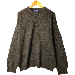 古着 00年代 ペンドルトン PENDLETON ヘンリーネック ウールニットセーター メンズL相当/eaa601686