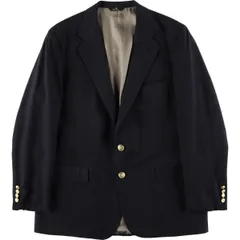 古着 80~90年代 ラルフローレン Ralph Lauren POLO UNIVERSITY CLUB 紺ブレザー テーラードジャケット USA製 メンズL相当/eaa600012