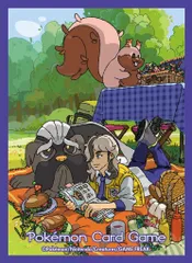 【中古】サプライ ポケモンカードゲーム デッキシールド(スリーブ) ペパー＆マフィティフ ポケモンセンター限定