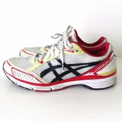 アシックス asics TJL510 ランニングシューズ ライトレーサー LYTERACER TS 2 スニーカー 24.5cm 白 ホワイト 赤 US 7.5 くつ 靴 シューズ