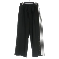 ワイスリー Y-3 SPORT ヨウジヤマモト 24AW UNIFORM 3-STRIPES PANTS ワイド トラックパンツ スラックス S ブラック 黒 JD9791のサムネイル