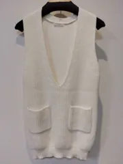 M20　マカフィー　McAfee　トップス　ベスト　ニット　ポケットあり　丈長め　コットン