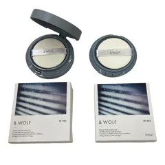 186000 新品未使用 Nオーガニック&wolf UVセラムリキッドファンデーション リフィル UF-002  2個セット