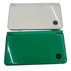 186000 現状品 Nintendo 任天堂 ニンテンドウ ニンテンドーDSi LL  UTL-001  ホワイト グリーン 2点まとめ売り