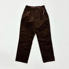 23aw 2023 Gramicci グラミチ CORDUROY PLEATED PANT ストレッチ コーデュロイ プリーツ ロング ベルト パンツ G2FW-P007 サイズ M 704