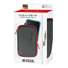 【中古】（2DS LL対応）スリムハードポーチ for Newニンテンドー2DS LL ブラック×レッド