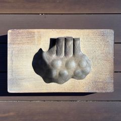 菓子型 昭和レトロ 手彫り 菓子型 生姜 形安 落雁 木型 昭和 木枠 和菓子 しょうが 型 お菓子