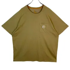 Carhartt FORCEカーハート100410ラグラン半袖Tシャツ胸ポケT胸ポケットロゴタグワンポイント速乾テック系ベージュカーキシンプルアメカジストリートワーク西海岸relaxedリラックスフィットvintageヴィンテージ50922