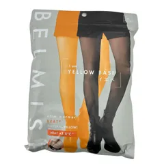 186001 新品未使用 BELMISE ベルミス イエベ スリムウォーマーヒートプラス M ナチュラルイエロー