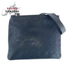 美品 GUCCI グッチ ヴィンテージ バンブー ブラック シルバー金具