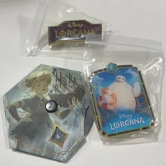 ロルカナ　ベイマックス　ティンカーベル　ピンバッジ　ロアカウンター　3点セット