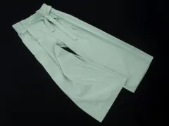 ZARA TRF ザラ トラファ ウエストリボン ワイド パンツ sizeS/薄緑 ■■ レディース