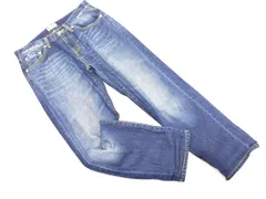 green label relaxing グリーンレーベルリラクシング ユナイテッドアローズ USED加工 デニムパンツ size36/青 ■■ レディース