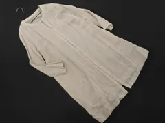 SHIPS シップス シャツ ガウン ロング カーディガン size36/ベージュ ◇■ レディース