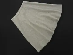 NATURAL BEAUTY BASIC ナチュラルビューティーベーシック ウール混 Aライン 台形 スカート sizeM/グレー ◇■ レディース