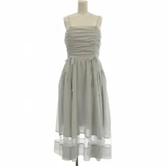 ファーファー furfur 25SS ドロストキャミワンピース ワンピース ロング F 水色 ライトブルー RWFO251079 /☆G