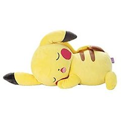 [중고] 포켓몬 스야스야 친구 봉제인형 L 피카츄 전체 길이 약 49cm