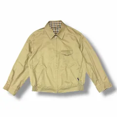 Aquascutum Club Check Tan Reversible Harrington Jacket クラブチェックタンリバーシブルハリントンジャケット ブルゾン アクアスキュータム ベージュ （2922M）