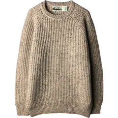 古着 ~90年代 aran crafts カラーネップ リブ編み フィッシャーマン アランニットセーター アイルランド製 メンズL相当/eaa602175