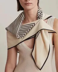 【新品·未使用】Toteme トーテム マフラー 【穴あきタイプ】ストール マフラー シルク レディース 防寒 出掛け