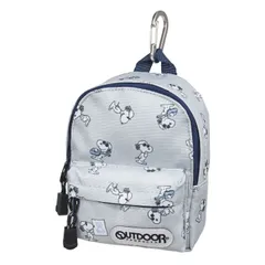 【スヌーピー ジョークール S1429361】 リュック型 ポーチ OUTDOOR アウトドアプロダクツ カラビナ付き キャラクター レディース キッズ 女の子 ペンケース スマホポーチ おしゃれ かわいい 小物入れ スヌーピー サンリオ