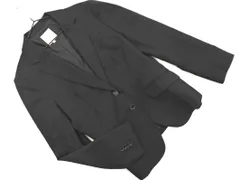 KUMIKYOKU 組曲 シルク混 テーラード ジャケット size3/黒 ◇■ レディース