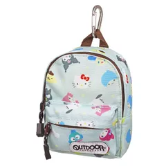 【サンリオキャラクターズ S1429426】 リュック型 ポーチ OUTDOOR アウトドアプロダクツ カラビナ付き キャラクター レディース キッズ 女の子 ペンケース スマホポーチ おしゃれ かわいい 小物入れ スヌーピー サンリオ