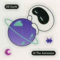 【中古】シール・ステッカー ジン(BTS/防弾少年団) The Astronautシールステッカー Wootteoキャラクター 08 Earth 「The Astronaut」 グッズ購入特典