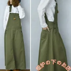 デニムサロペットスカート レディース 50代40代 デニムワンピース ゆったり 秋冬 体型カバー ノースリーブワンピース ポケット 着痩せ オシャレ051525