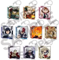 【中古】キーホルダー 全10種セット 「僕のヒーローアカデミア トレーディングアクリルキーホルダー」