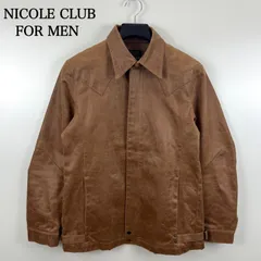 NICOLE CLUB FOR MEN 00s y2k archive flower coating jacket 46 M ニコルクラブフォーメン コーティング加工 総柄 ジャケット 平成 お兄系のサムネイル