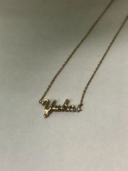 love ＆ hate K10イニシャルダイヤネックレス ローリーロドキン - メルカリ