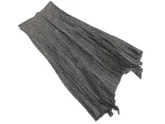 ZARA ザラ 総柄 ロング プリーツ スカート sizeS/黒 ◇■ レディース