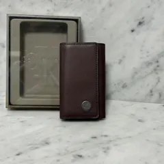 美品 Calvin Klein カルバンクライン キーケース 本革 レザー ブラウン