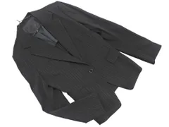 UNTITLED アンタイトル ストライプ テーラード ジャケット size2/黒 ◇■ レディース