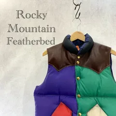 Rocky Mountain Featherbed BEAMS別注 クレイジーダウンベスト 450-442-84 トップス 38 マルチカラー Mサイズ相当 メンズ ファッションのサムネイル